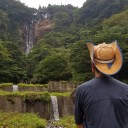 船尾滝にて・父と娘の約束