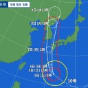 【最大瞬間風速 ８０ m/s 】／過去最強クラス。／停電リスクも非常に高まる見込みです。