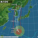 記録的な暴風、高波、高潮、大雨／家が倒壊するおそれ／最大級の警戒を。
