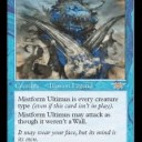 神河当時 - CARD OF THE DAY 《霧衣の究極体/Mistform Ultimus》