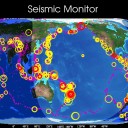 （ なんだか 地震が 少ない … 日？ ）／太陽風の速度が500km/秒に高まっています。