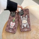 【在庫あり】ブランド柄 海外で大人気 iphone12/12proケース!