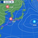 低気圧が次々通過。／短時間強雨のおそれがあります。