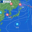 【 局地的に激しい雨 】／落雷や突風、ひょう／道路冠水や、強風による交通機関への影響に注意してください。