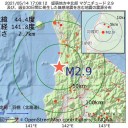 【 陰 謀 論 】／震源の小さな地震が続くと危険。　（＋画像補遺＠午後）