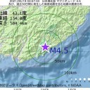 （ 地震 少なめ… ？ ）　（＋とりあえ図２）