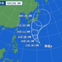 【台風発生予想】　（未ＮＥＲＶ）