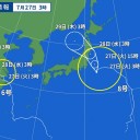 浙江省では5日間の総雨量が1000mm近くなっているところも。　（＋画像補遺っ２８朝）