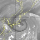 浙江省では5日間の総雨量が1000mm近くなっているところも。　（＋画像補遺っ２８朝）