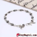 プレゼントに 2014春夏 CHROME HEARTS クロムハーツシルバー925 ブレスレット