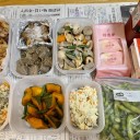メインは唐揚げと枝豆？