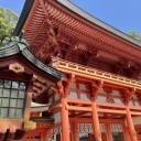 ポメ子　お参りに