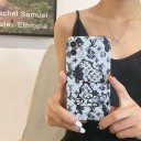 ロゴ付き アイフォン 13pro/13promax 携帯ケース celine