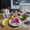 #Wendy21  ♭金曜日早寝して夜中に朝食食べて土曜日落ち着いている（金・土）♪
