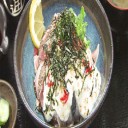 ボリューム満点！海鮮天丼＆サワラ丼「お多福」