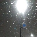 雪の帰り道