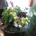 剣士で陶芸家のM氏宅にて