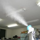 新型インフルエンザ対策に次亜塩素酸生成細霧装置（ＭＩＳＴ－ＧＵＡＲＤ）