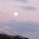 ハート形の月♪