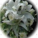 百合と白薔薇