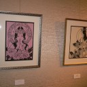 猿渡由利子　水彩・きり絵展