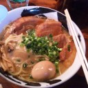 麺屋武蔵武骨（２回目）白武骨味玉チャーシュー麺