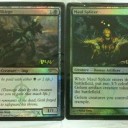 【新たなるファイレクシア】 大霊堂のスカージ / Vault Skirge&amp;amp;大槌の接合者 / Maul Splicer【ゲートウェイプロモ】