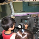 で、夏休み、電車とバスの博物館へ。
