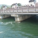 全開の洗堰（あらいぜき）へ　　お散歩
