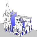 大阪城の３Ｄアートデザイン完成