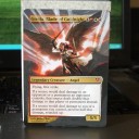 mtg avr 《拡張アート》 黄金夜の刃、ギセラ/Gisela, Blade of Goldnight