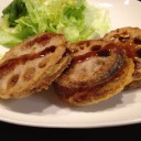れんこんのはさみ揚げ＆鯵のなめろう