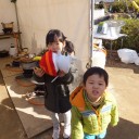 紅葉の長寿寺へ
