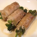 菜の花の肉巻き