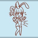 LINEスタンプ描いてる