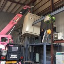 キュービクルの設置工事が完了
