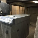 YAGレーザー溶接機の搬入