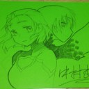 デュエルファイター刃の中村哲也先生のサインとイラスト入りプレイマット届く！