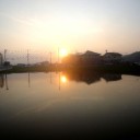 とんび歳時記ー逆さ夕日