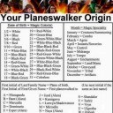 Your Planeswalker Origin