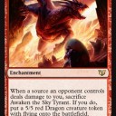 統率者2015　ドラゴンを出すエンチャント