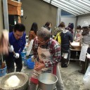 お餅つき