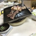 ホルモン食べて静岡に出発