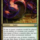 カウンターなら+１でもエネルギーでもアドがとれる蛇《Winding Constrictor》
