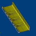 ＪＲＷ座席用クッションの金型図面が完成