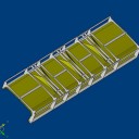ＪＲＷ座席用クッションの金型図面が完成