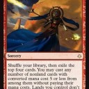 これ以外はコスト５以下で組みますね《Hazoret’s Undying Fury》