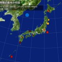 【 Ｍ６．３ 】（日本海 西部）／【 稚内 ０．０５ μ 】。　（未NERV）