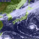 【 稚内 ０．０５２ μ 】／【 札幌 ０．０４６ μ 】（気温２２℃～上昇中）／「札幌は梅雨入りしました。」（嘘w）。　（未OTL）