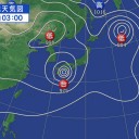 【 記録的長寿の台風 】 心配ですが、東寄りに進んでいる為 風は少しマシみたいですね？　（未しん）